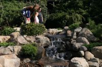 Children & Mom at Upper Pond