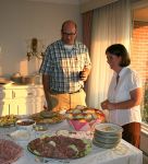 Seth & Amy at the Buffet