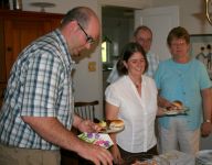 Seth, Amy & Guests at the Buffet