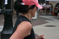 Crossing the finish line