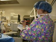 The circulating nurse during my surgery