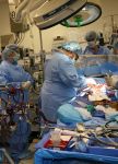 Dr. Harostock, my surgeon, during surgery