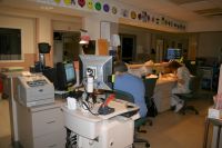The nurses' station outside my room