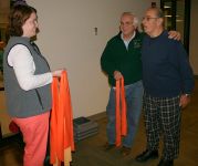 A lighter moment during cardiac rehab