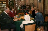 Dinner with our friends the Zikors