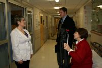On location during heart scene series
