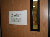 The entrance to the step-down unit