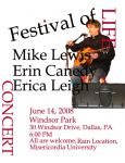 Poster for Our Concert for Life