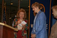 Accepting the Award