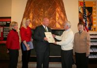 Mayor Leighton Presents the Proclamation