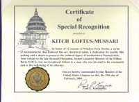Certificate of Recognition